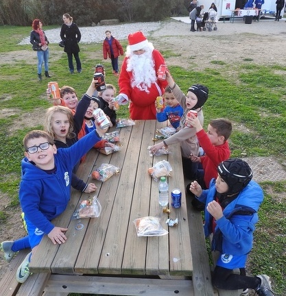 Entrainement avec le Père-Noël